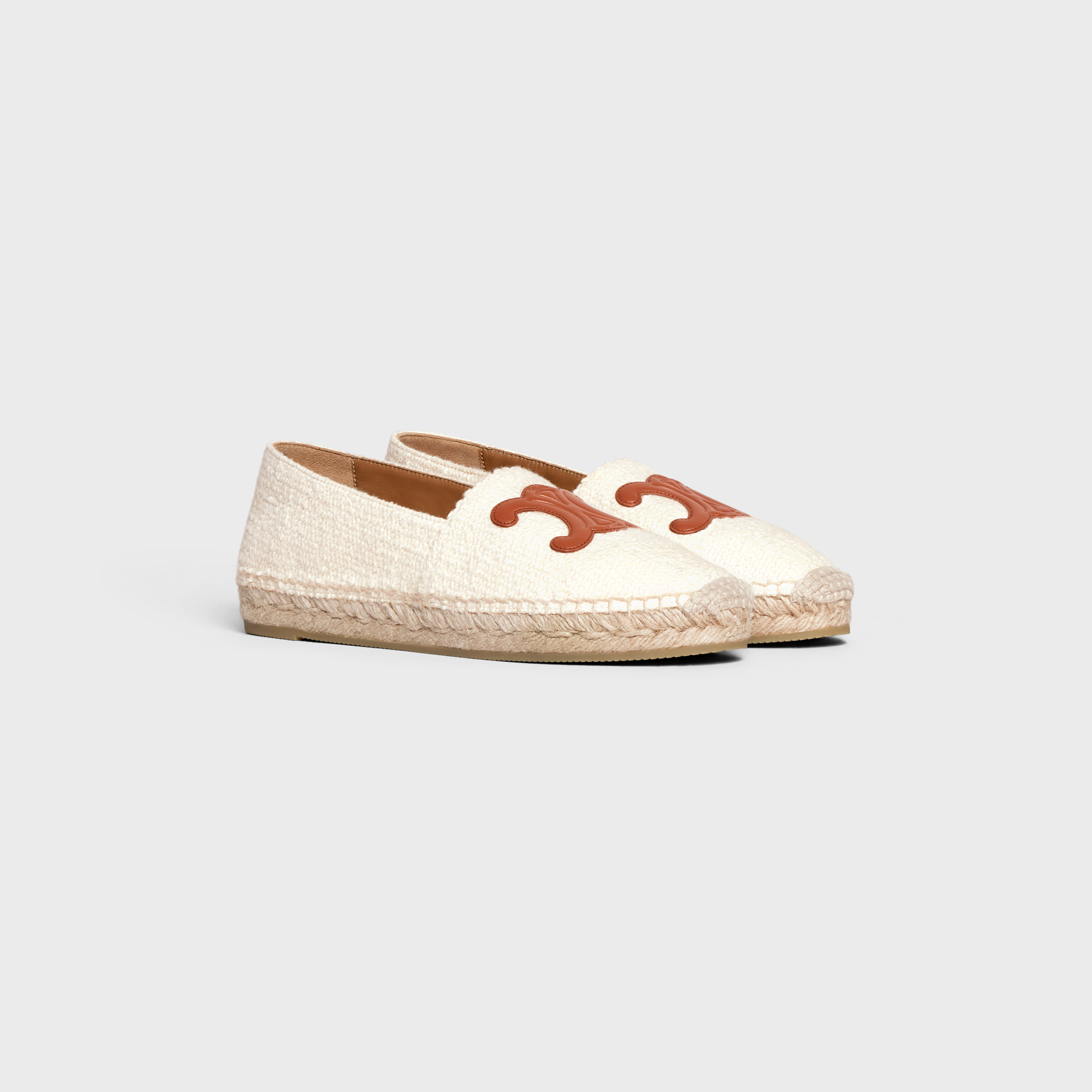 LES ESPADRILLES CE IN TWEED & CALFSKIN