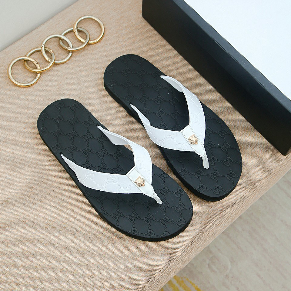 New fashion little tiger g pattern flip flops