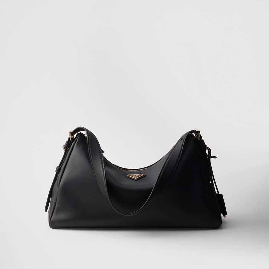 Aimée large leather shoulder bag