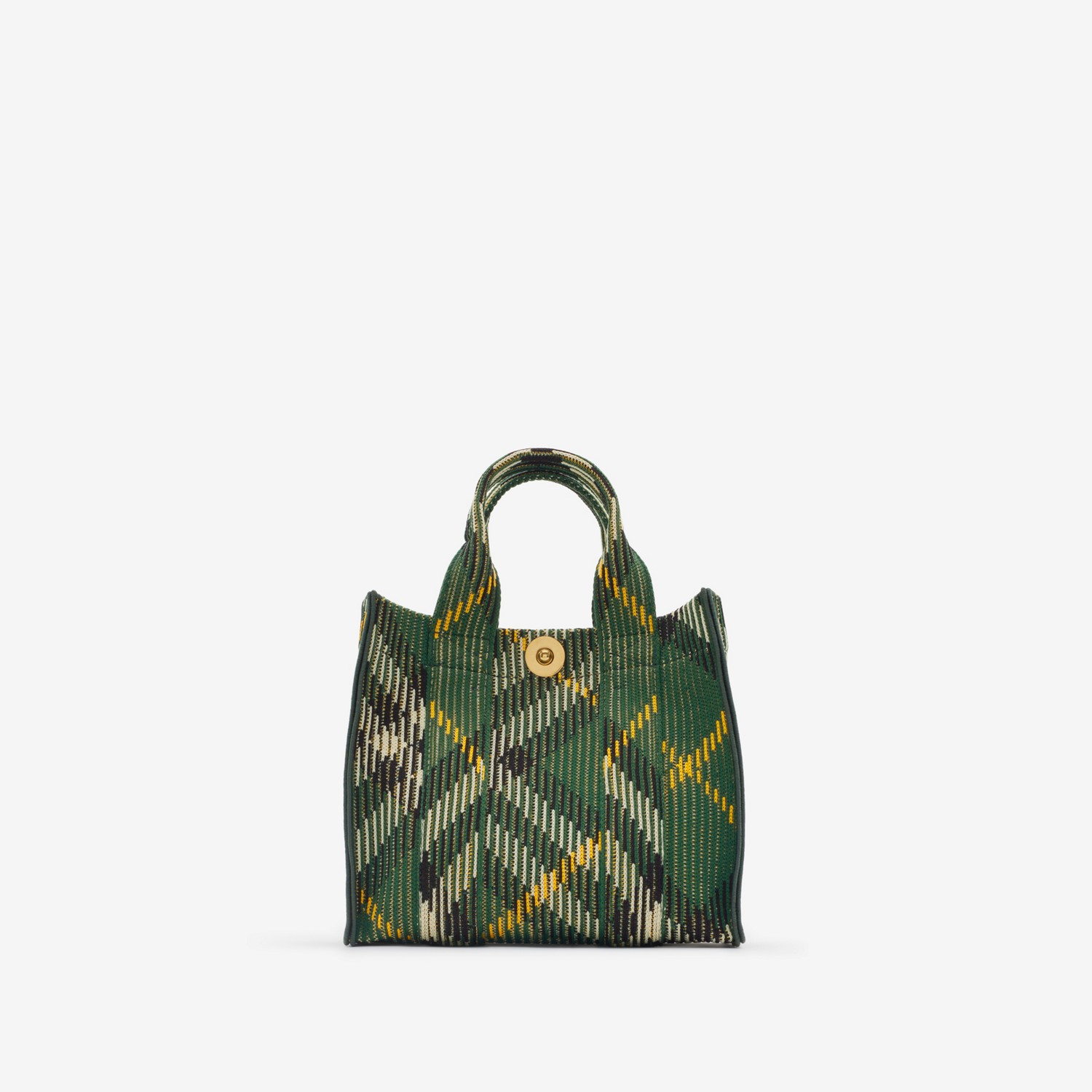 Mini Check Knitted Tote