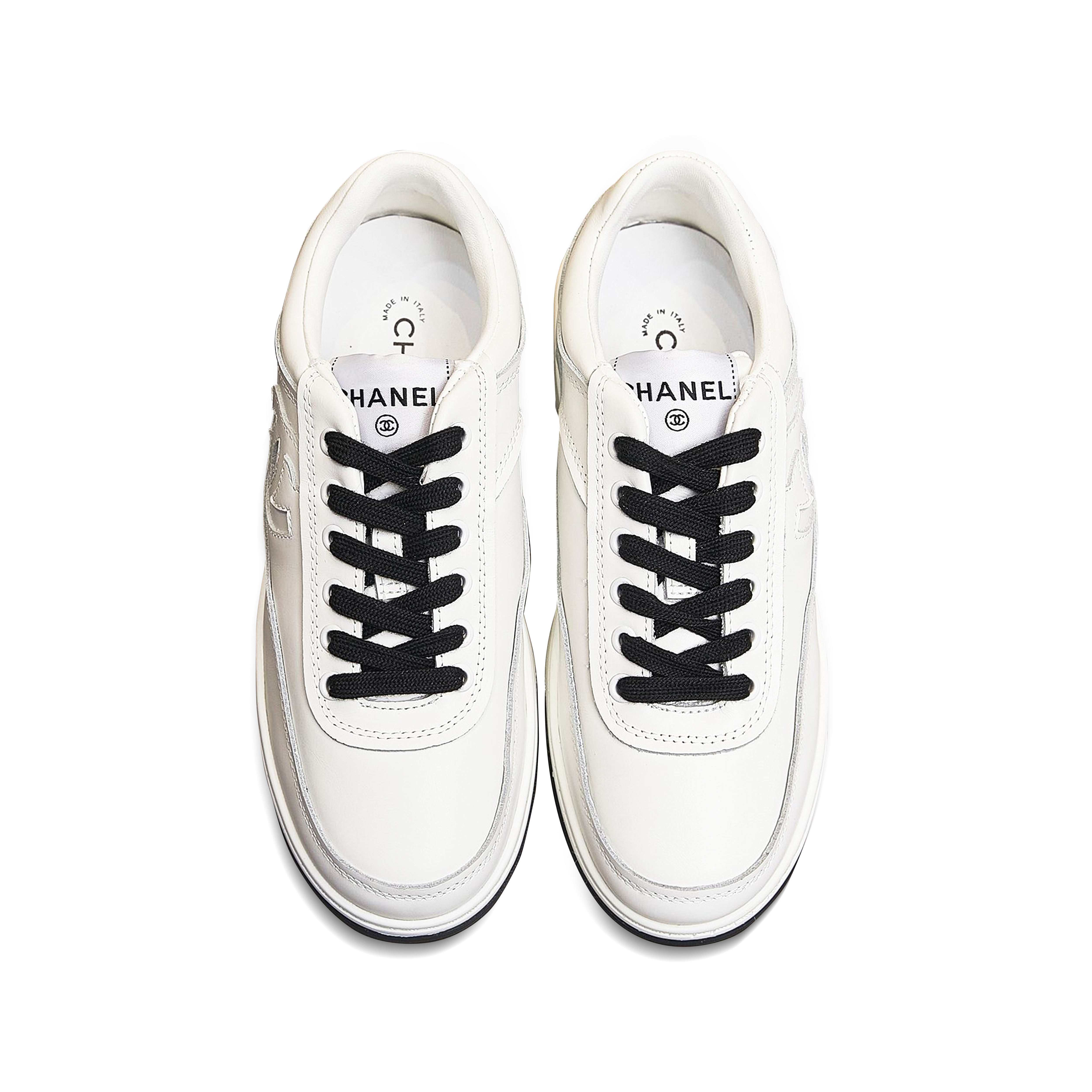 Low Top Trainer White Black (Women's) 24092309
