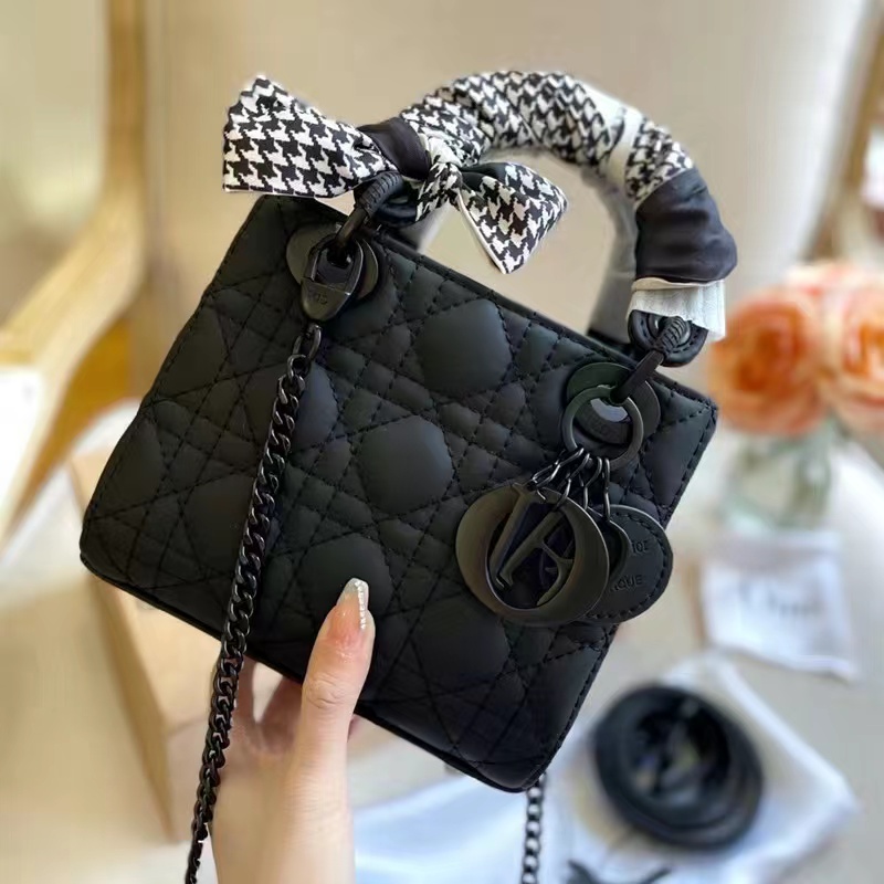 New fashion all-match rhombus plaid square bag