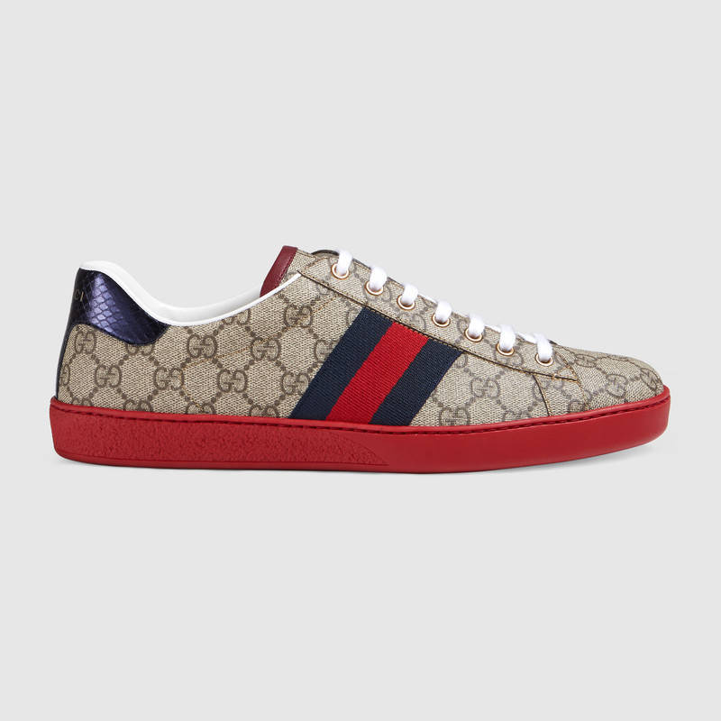 Ace GG Supreme Canvas Sneakers (Women)