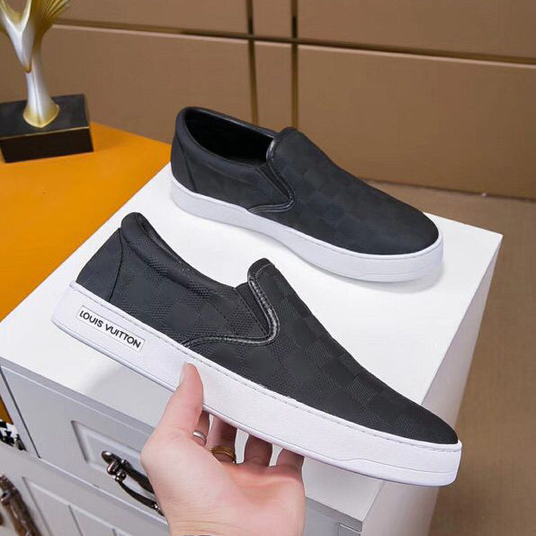 New Fashion Men's Fabric Slip-On Casual Shoes