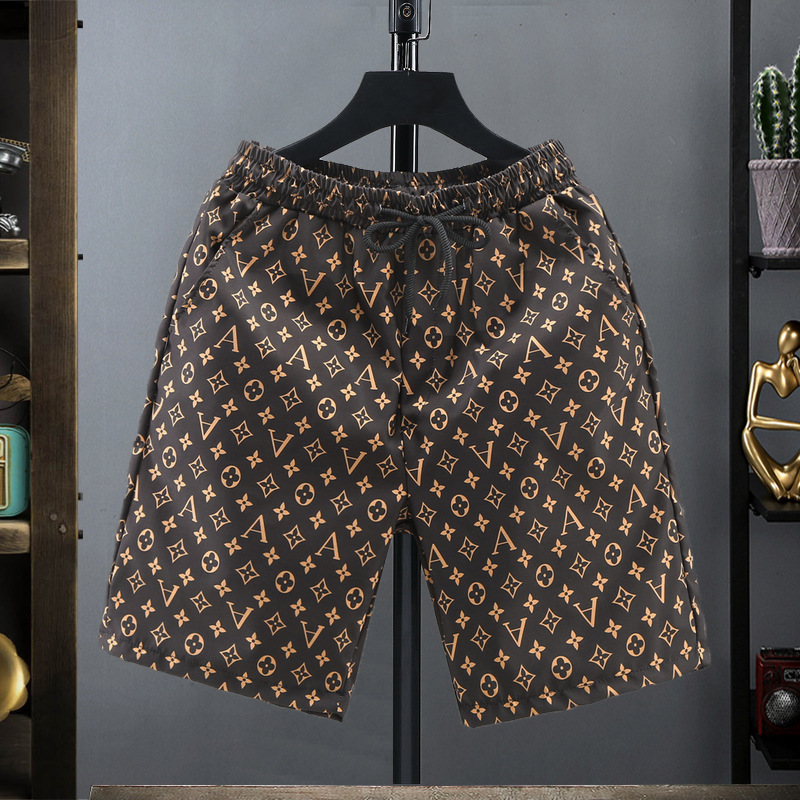 Men's Summer Casual Beach A Stars Prints Shorts