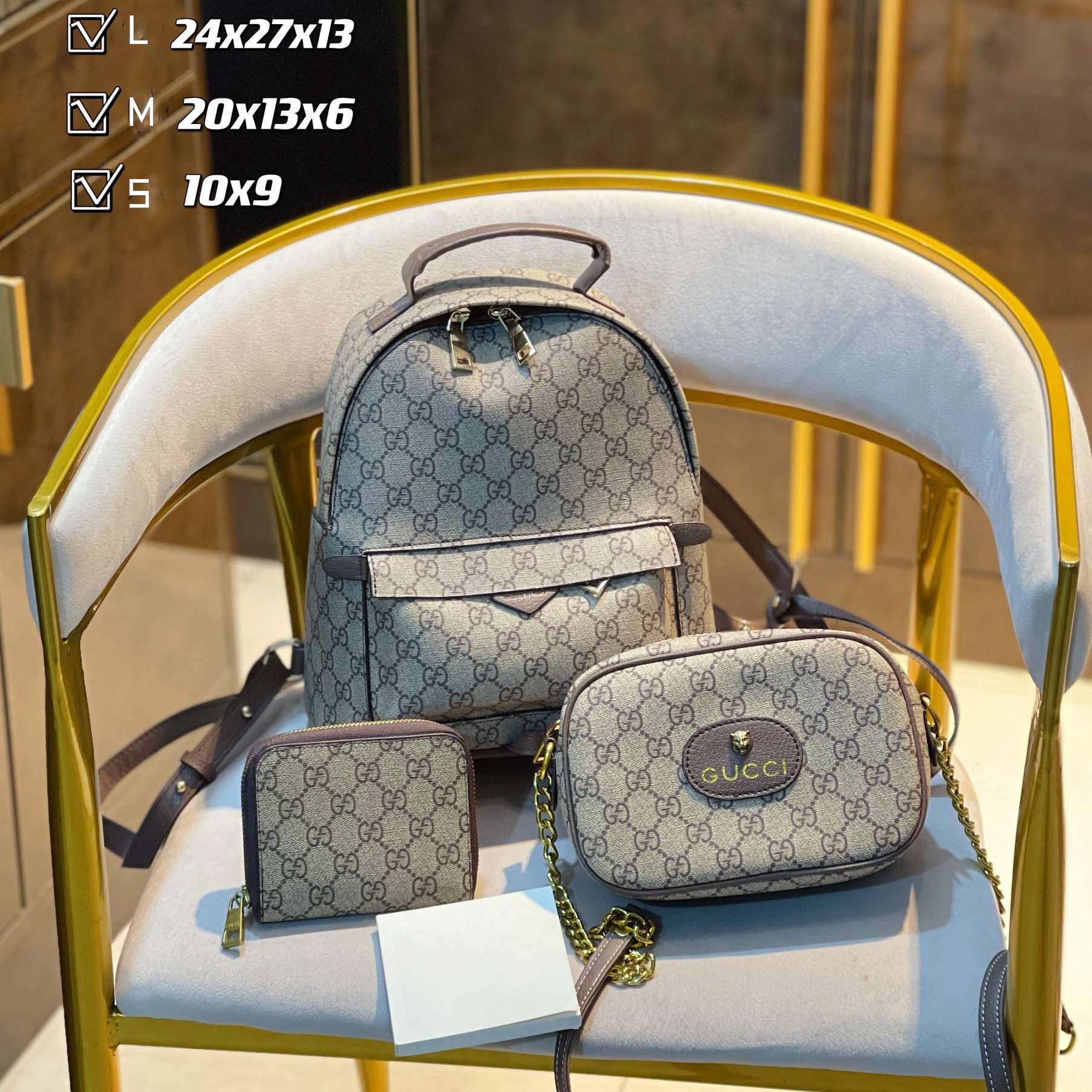 New fashion design style all-match three-piece bag S55