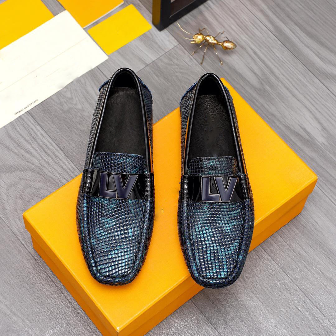 New fashion luxury big label loafers