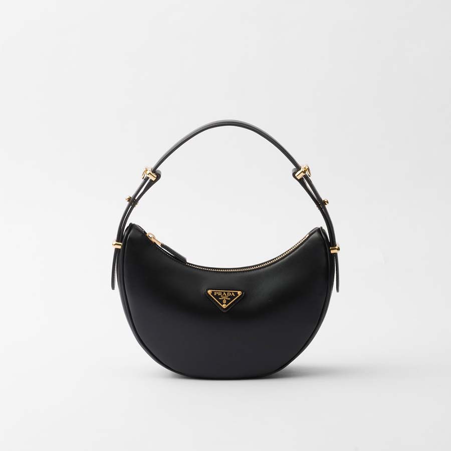 Arqué leather shoulder bag