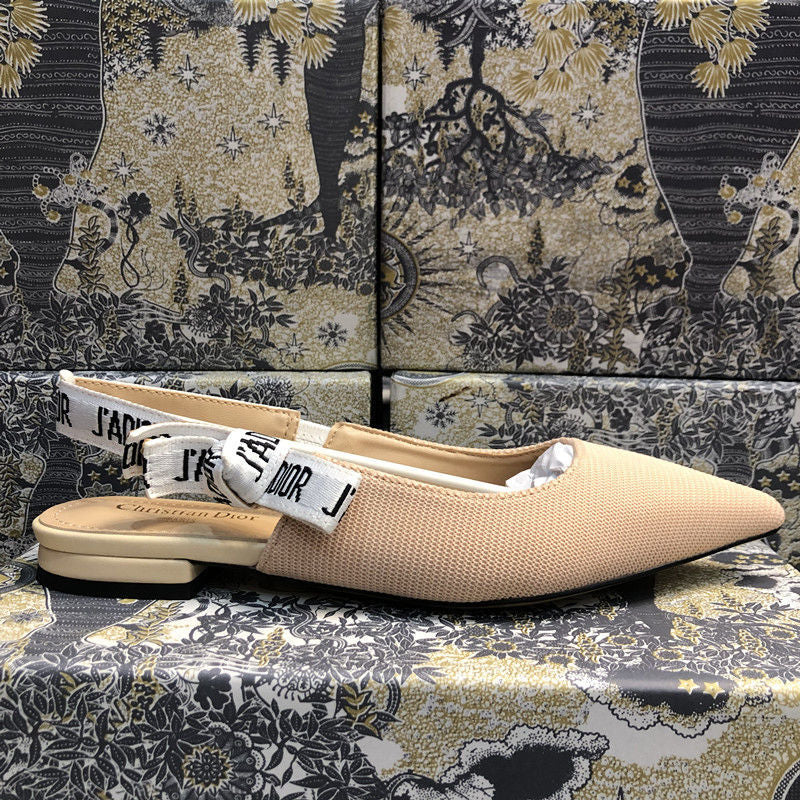 Harajuku Stripe D Letter Pointed Toe Pumps