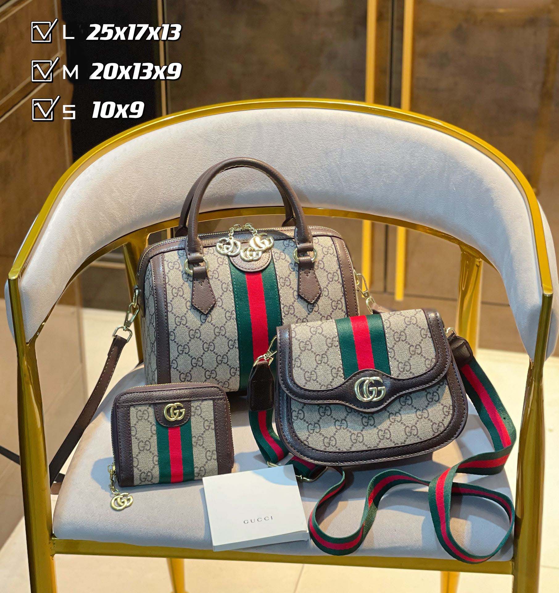 New fashion design style all-match three-piece bag S49