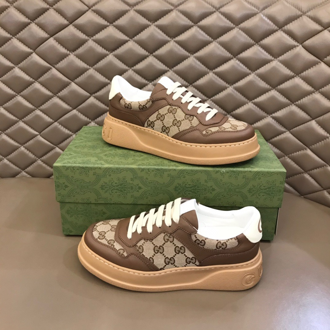 G logo fashion luxury Brown sneakers