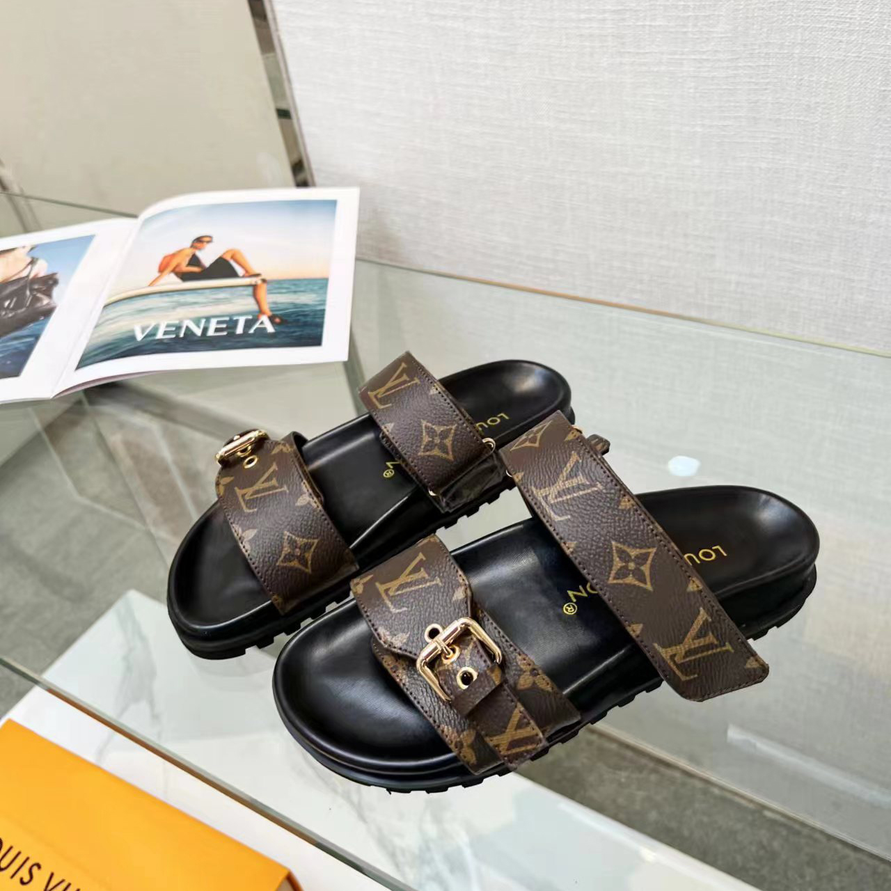 print slippers 03082