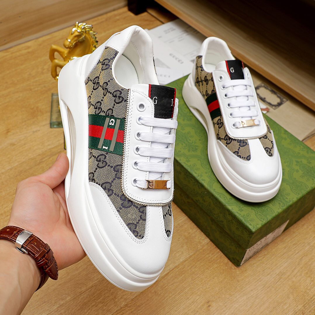 New Fashion Bees&stripes g pattern casual lace-up shoes