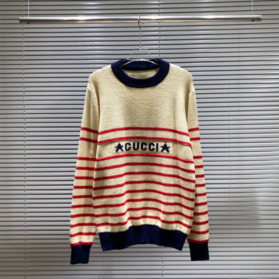 Autumn and winter new three-dimensional letter embroidery round neck sweater men's and women's loose casual tops S18