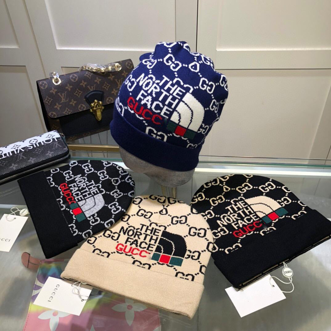 Beiman printed wool hat women's new all-match cold hat foreign style warm knitted hat men
