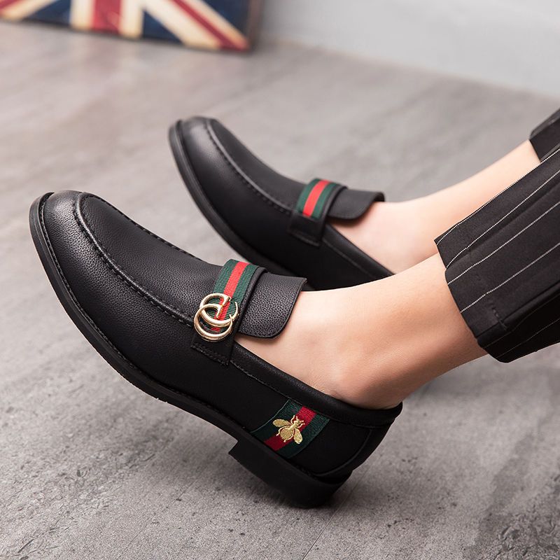 Classic Leather Up Dress Shoes Loafer Slip-On Shoe V102 PD02062504
