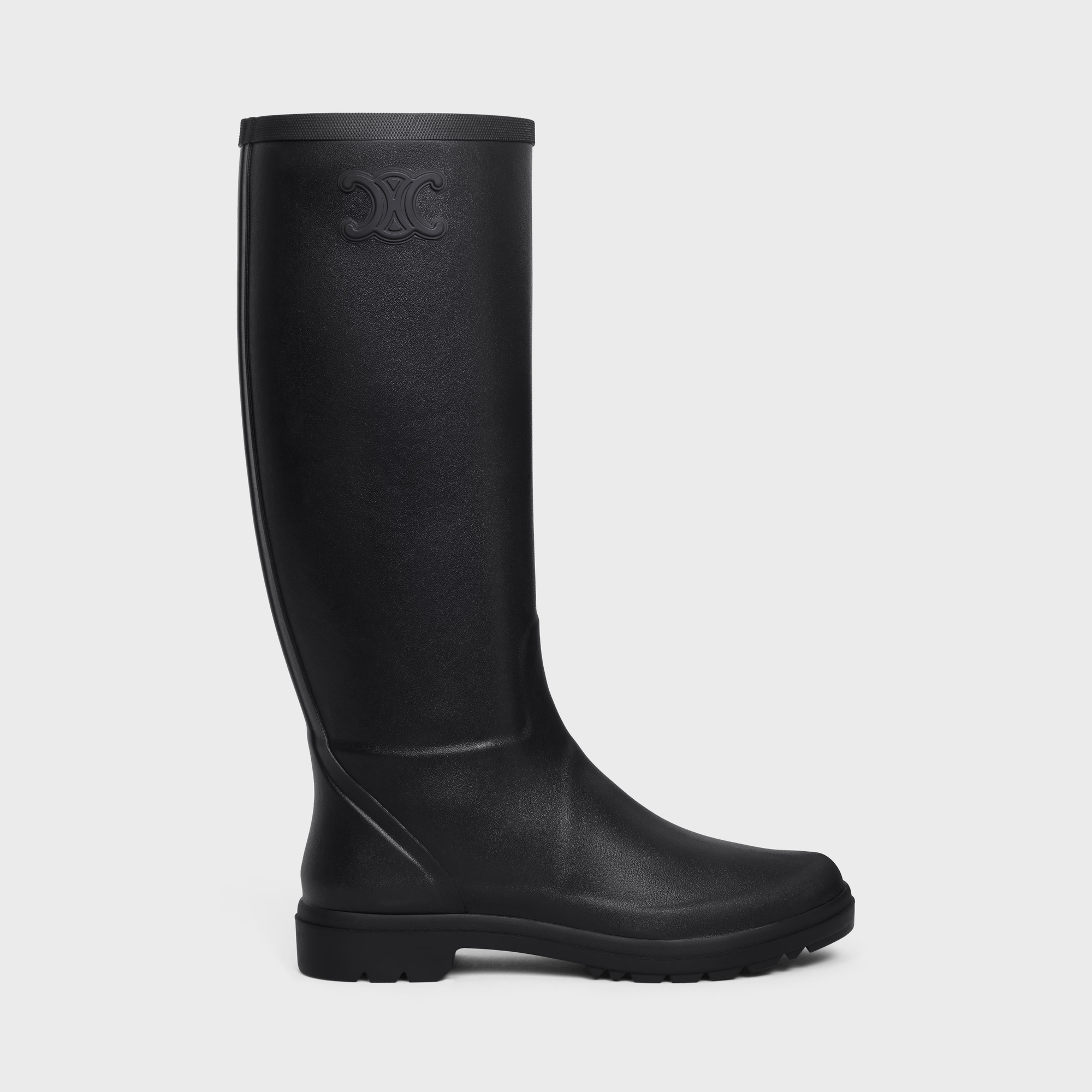 HIGH CE RAIN BOOTS IN NATURAL RUBBER