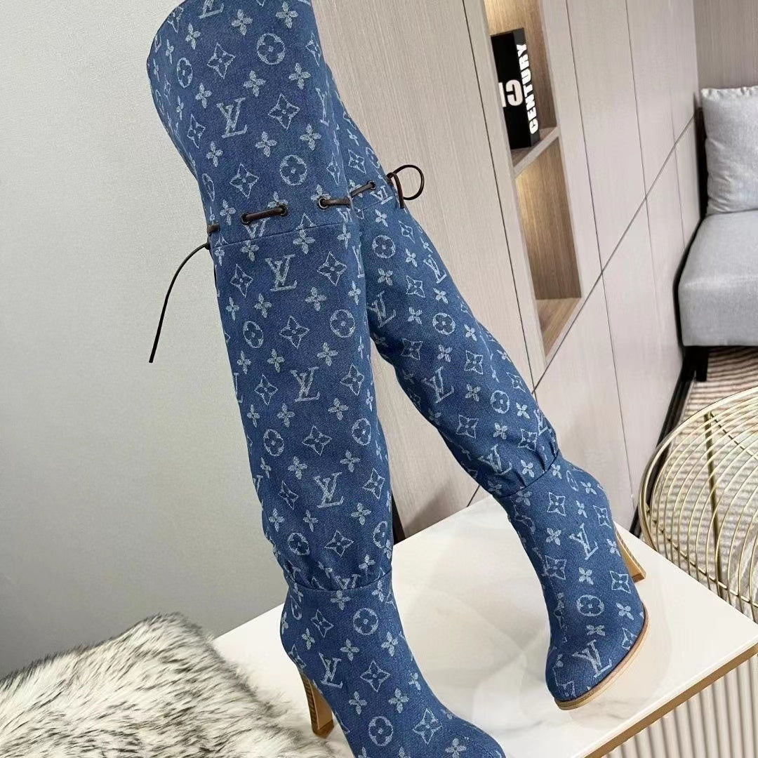 2023 new over-the-knee boots for girls