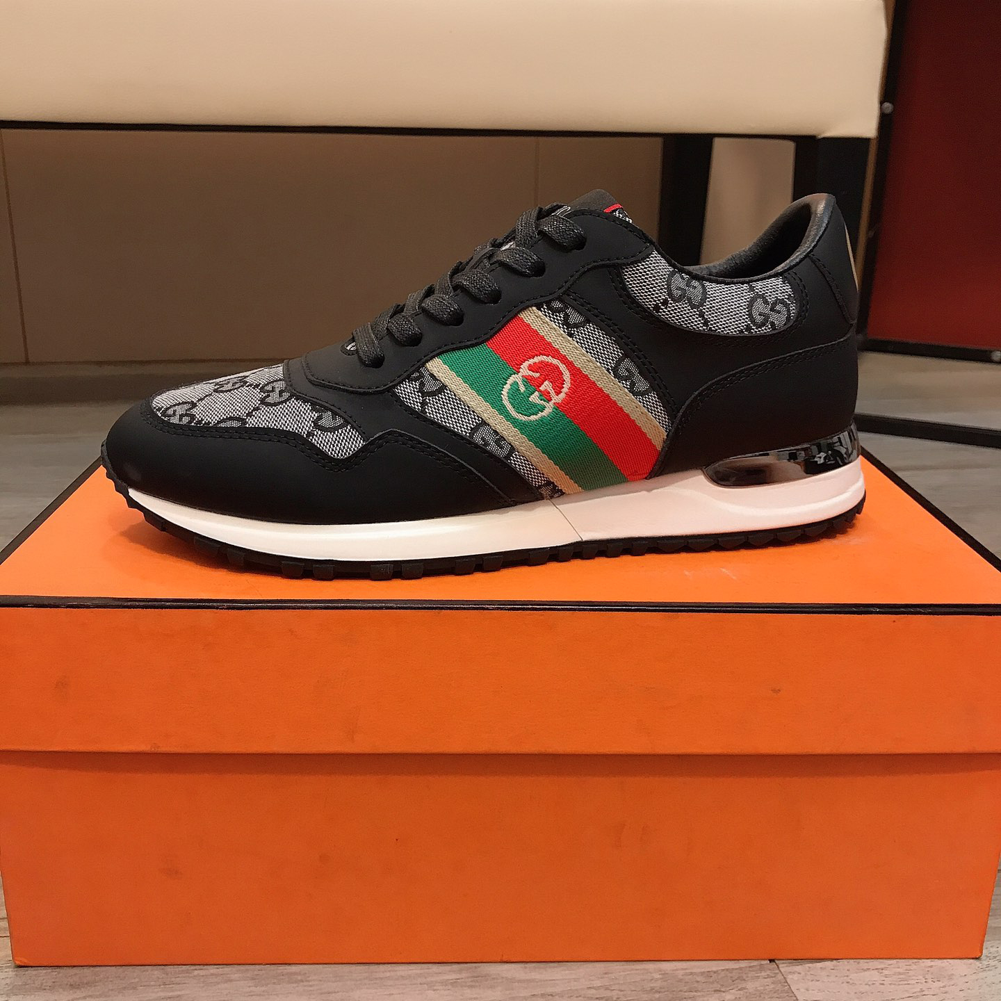 Rubber Sole Printed Sneakers (3 Colors)