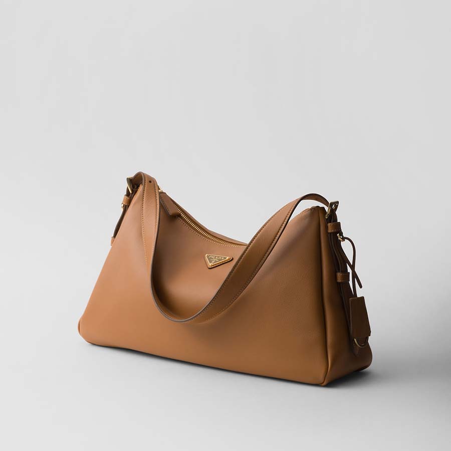 Aimée large leather shoulder bag