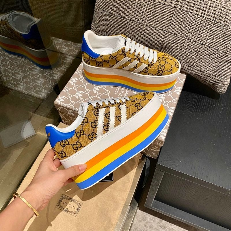New Fashion Women G logo platform sneakers