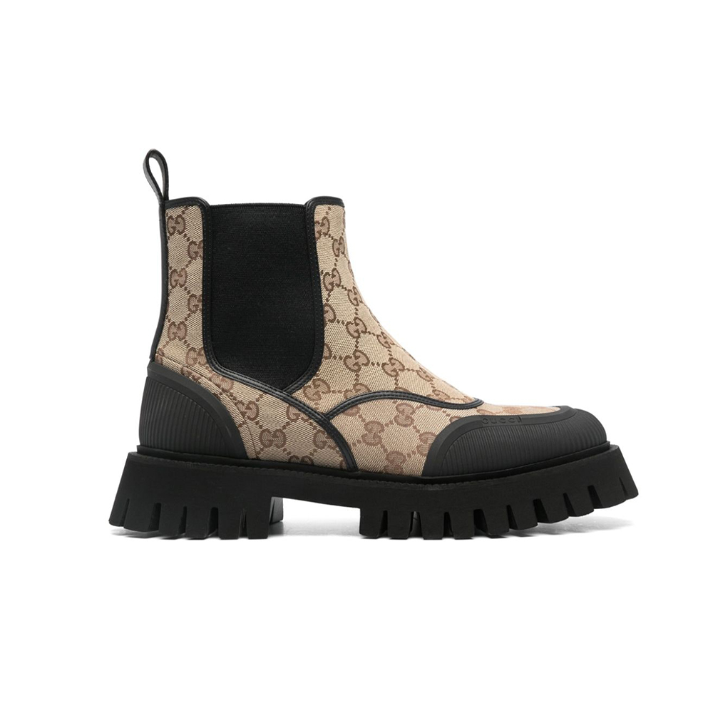 Women's GG-canvas boots 918109