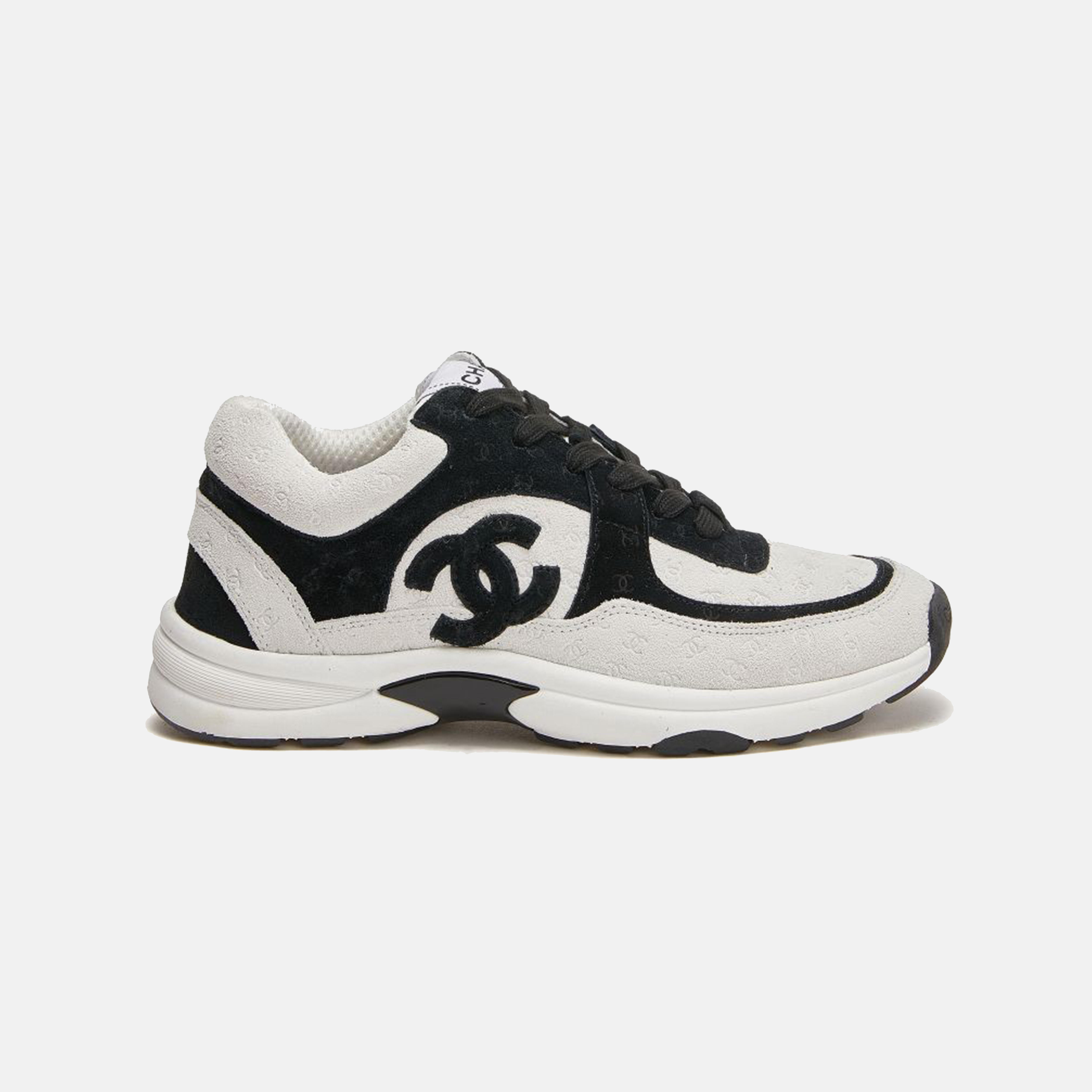 Women's Suede Trainer Printed CC 24092307