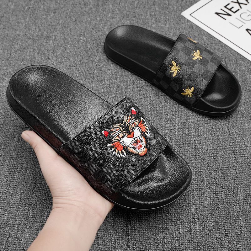 New style tiger head casual men's slippers PD10071110