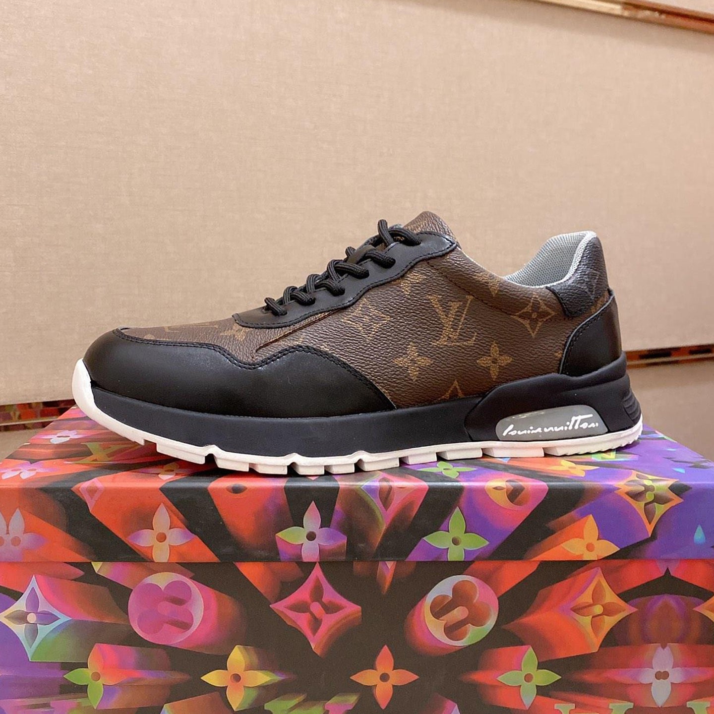 New Fashion Men's Classic Old Flower Sneakers Casual Shoes