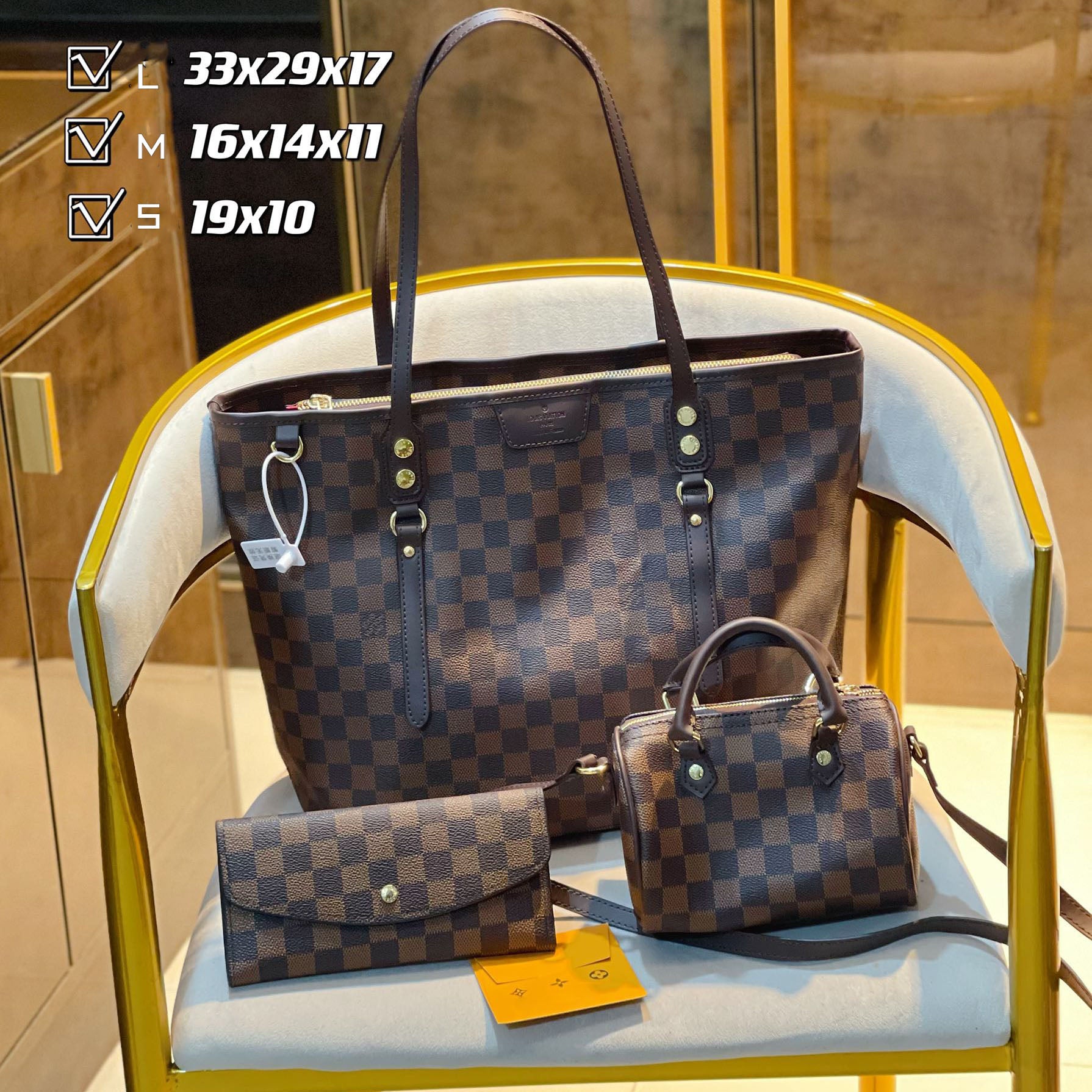 New fashion design style all-match three-piece bag S27
