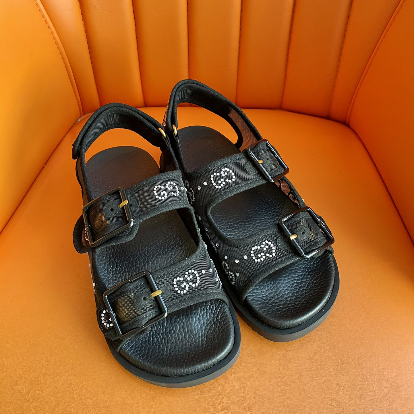 Three-color sandals 03012