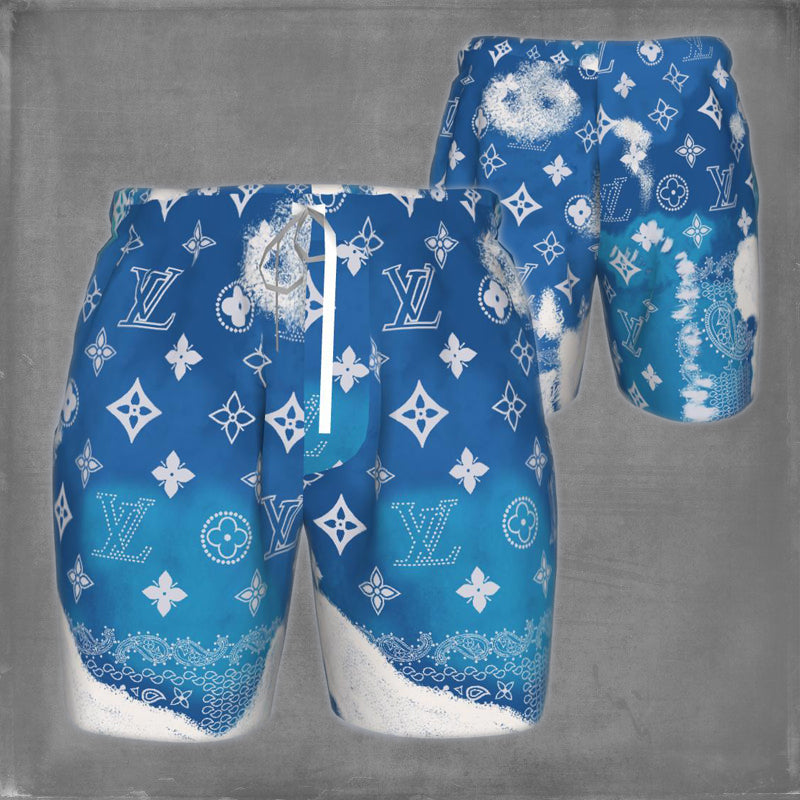 Fashion printed versatile shorts 3D10053125