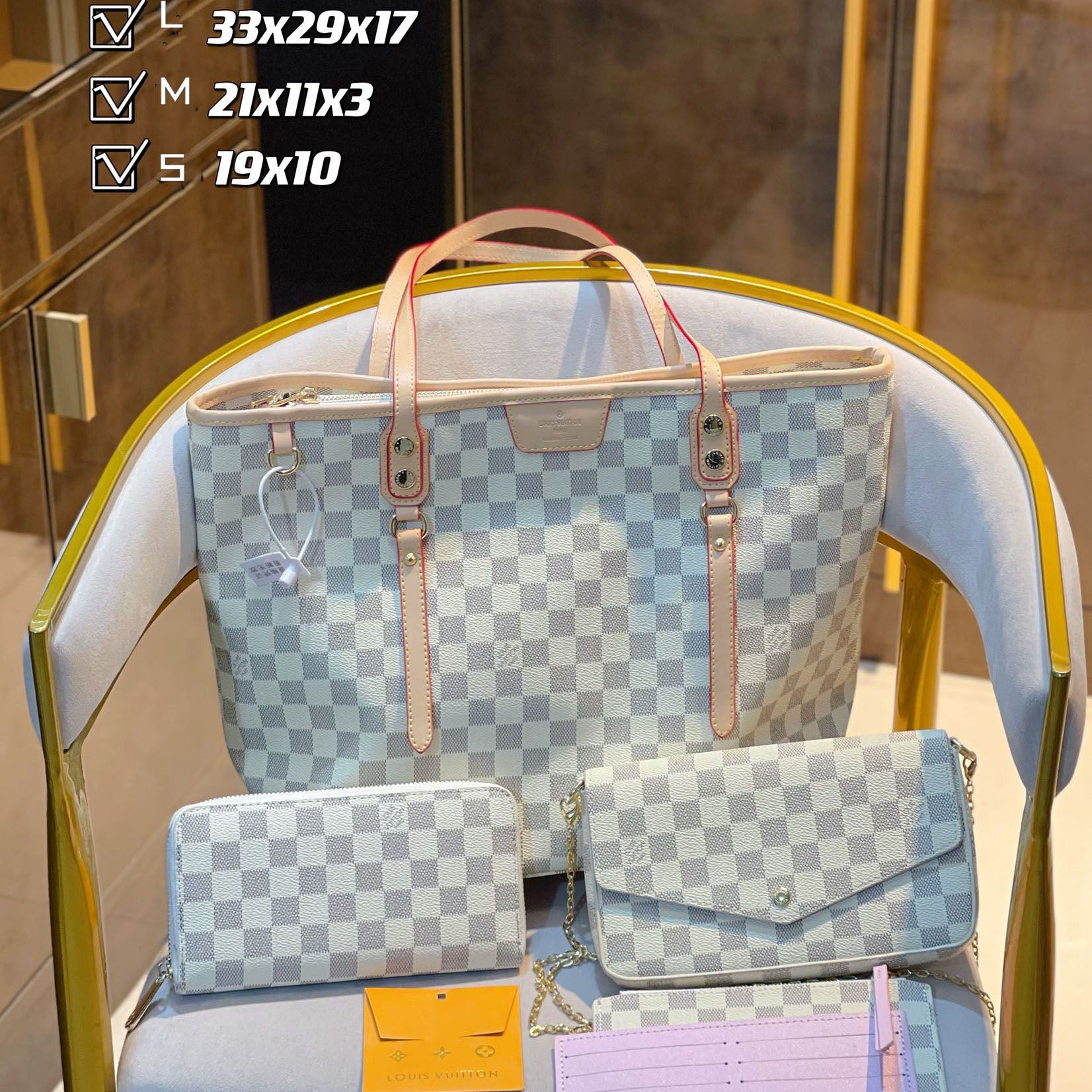 New fashion design style all-match three-piece bag S28