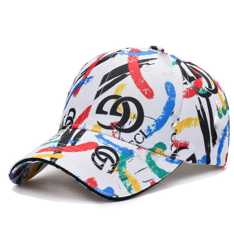 G luxury fashion brand printed ink-dyed baseball cap