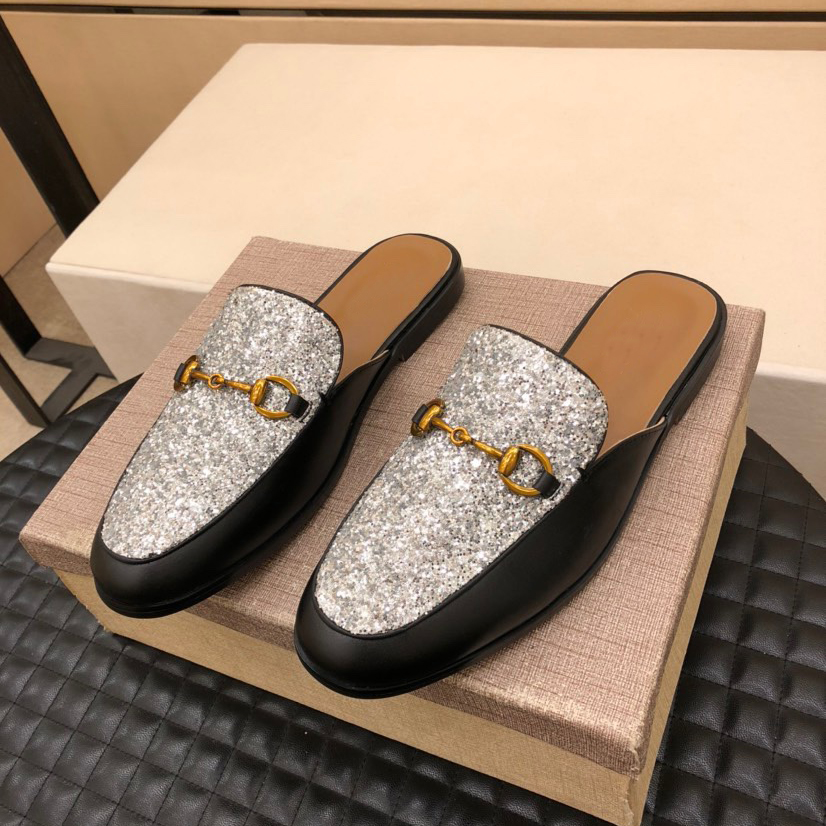 Men's Classic Lightweight Rubber Flexible Half Slippers-13