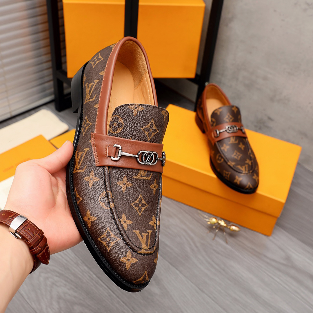 Luxury all pattern formal dress slip on shoes