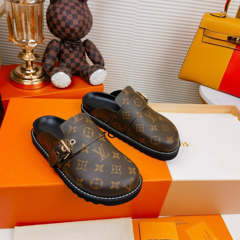 Printed Round Toe Slippers 03137