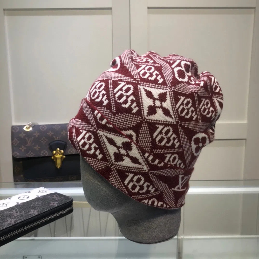 Hat women's autumn and winter new wool hat knit hat warm all-match unisex