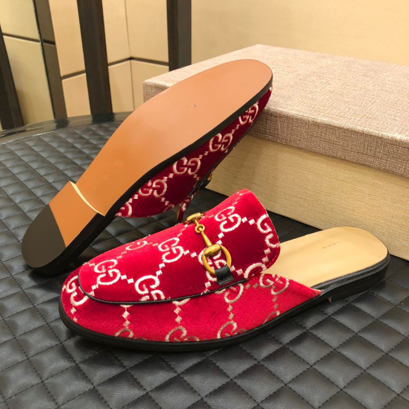 Men's Classic Lightweight Rubber Flexible Half Slippers-10