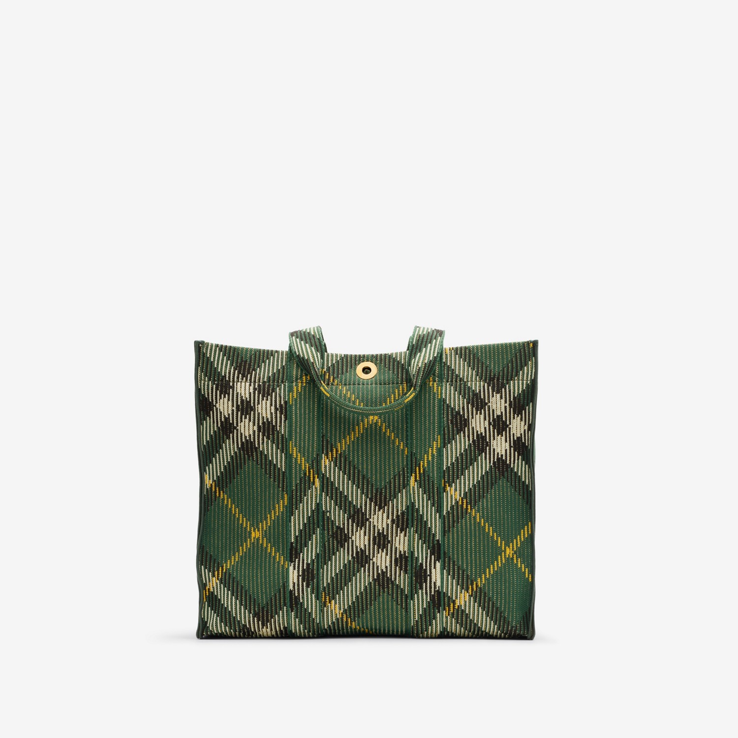 Medium Check Knitted Tote