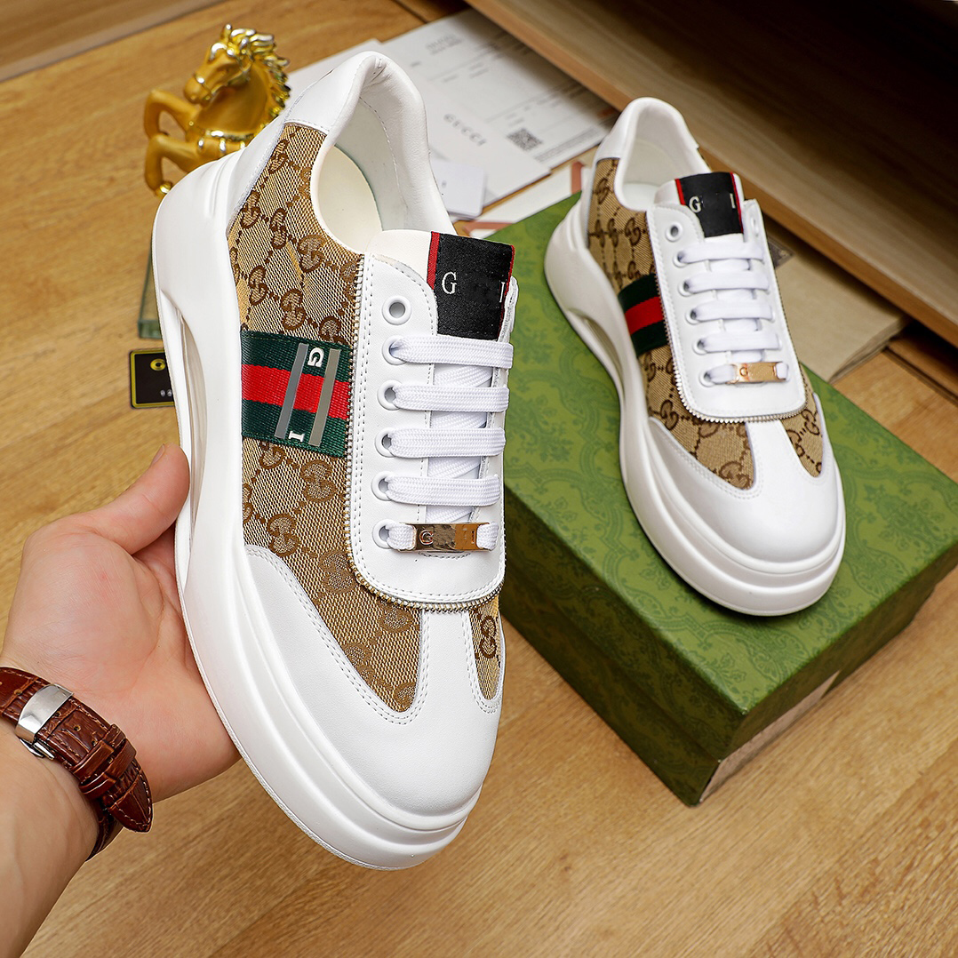New Fashion Bees&stripes g pattern casual lace-up shoes