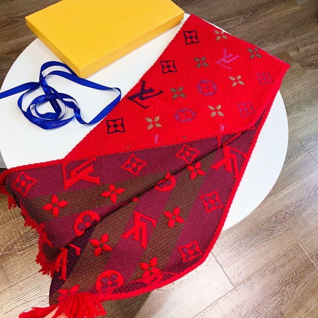 Scarf thickened warm shawl high-end packaging dual-use