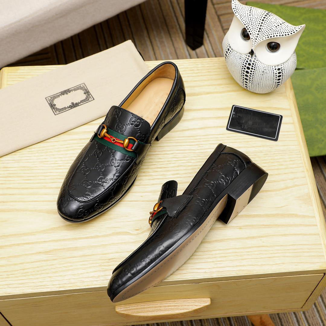 Classic Fashion Lace-Up Presbyopia Double Button Loafers