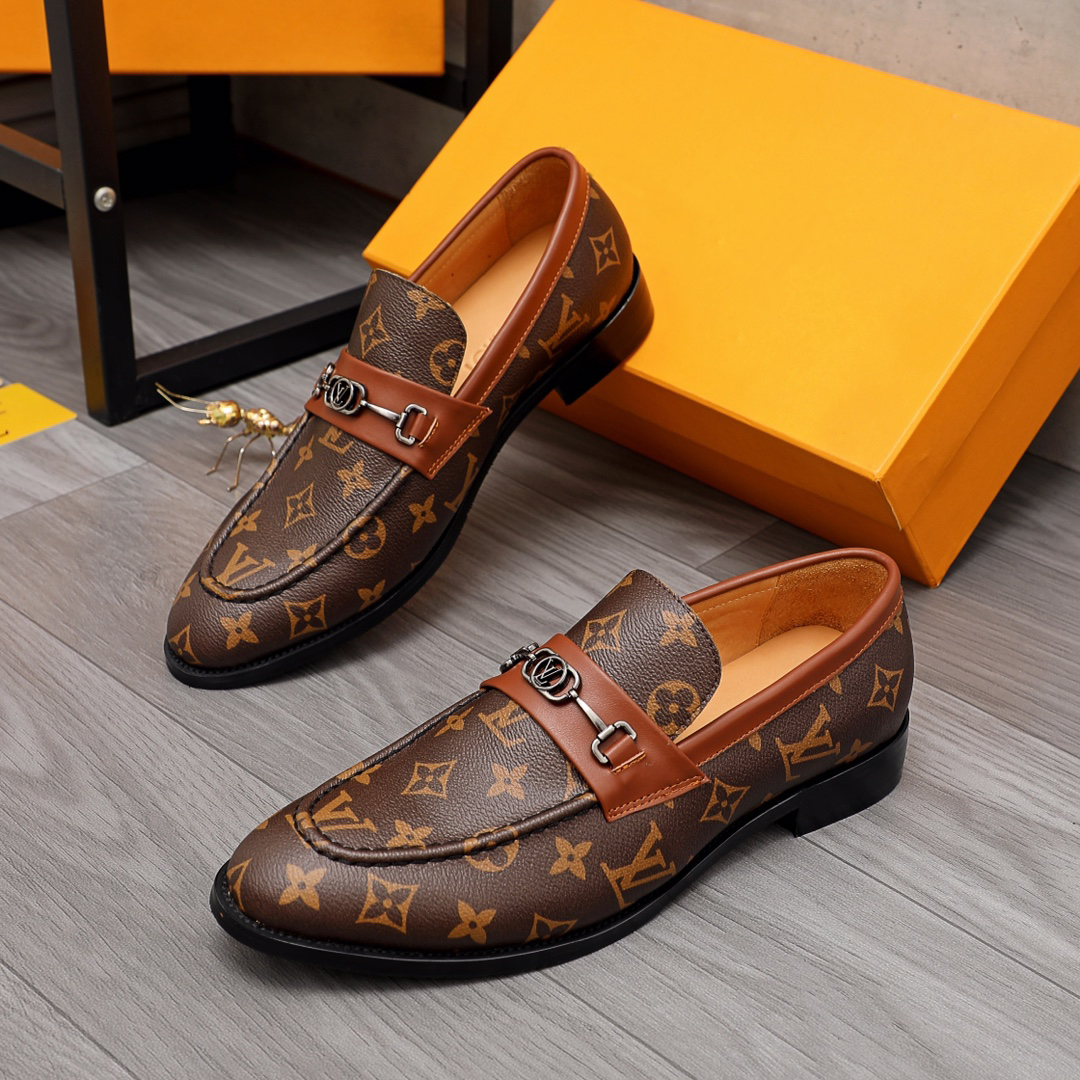 Luxury all pattern formal dress slip on shoes