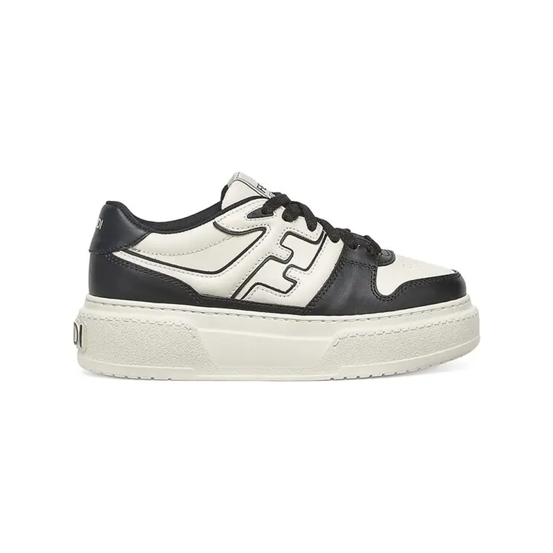 Match Leather Sneakers