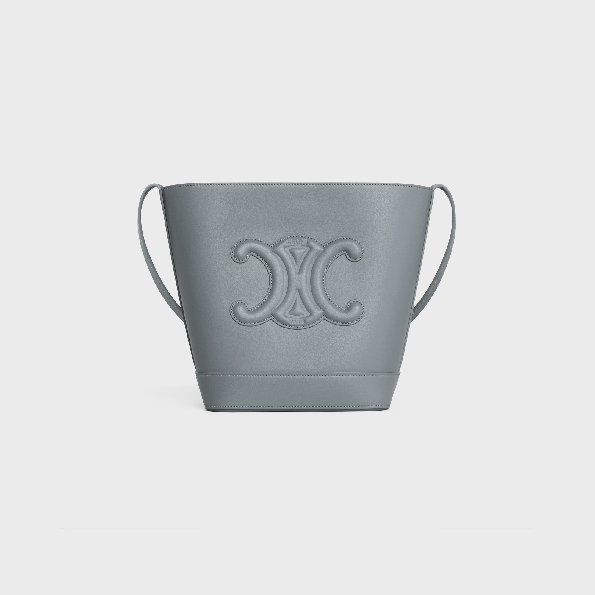 SMALL BUCKET CUIR TRIOMPHE IN GRAINED CALFSKIN 11154