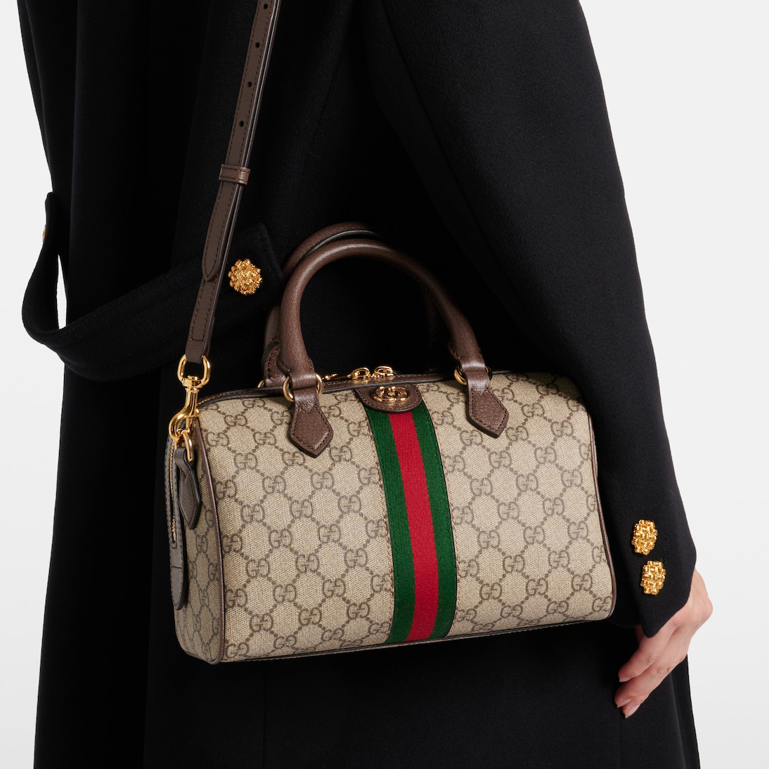 Ophidia GG Small Canvas Tote Bag P00968092