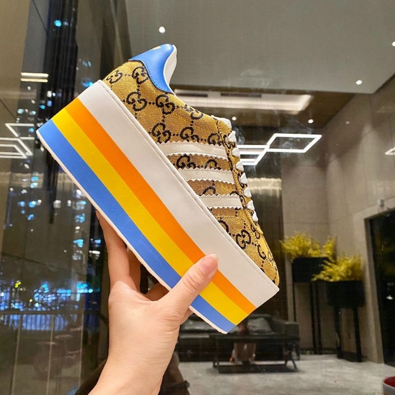 New Fashion Women G logo platform sneakers