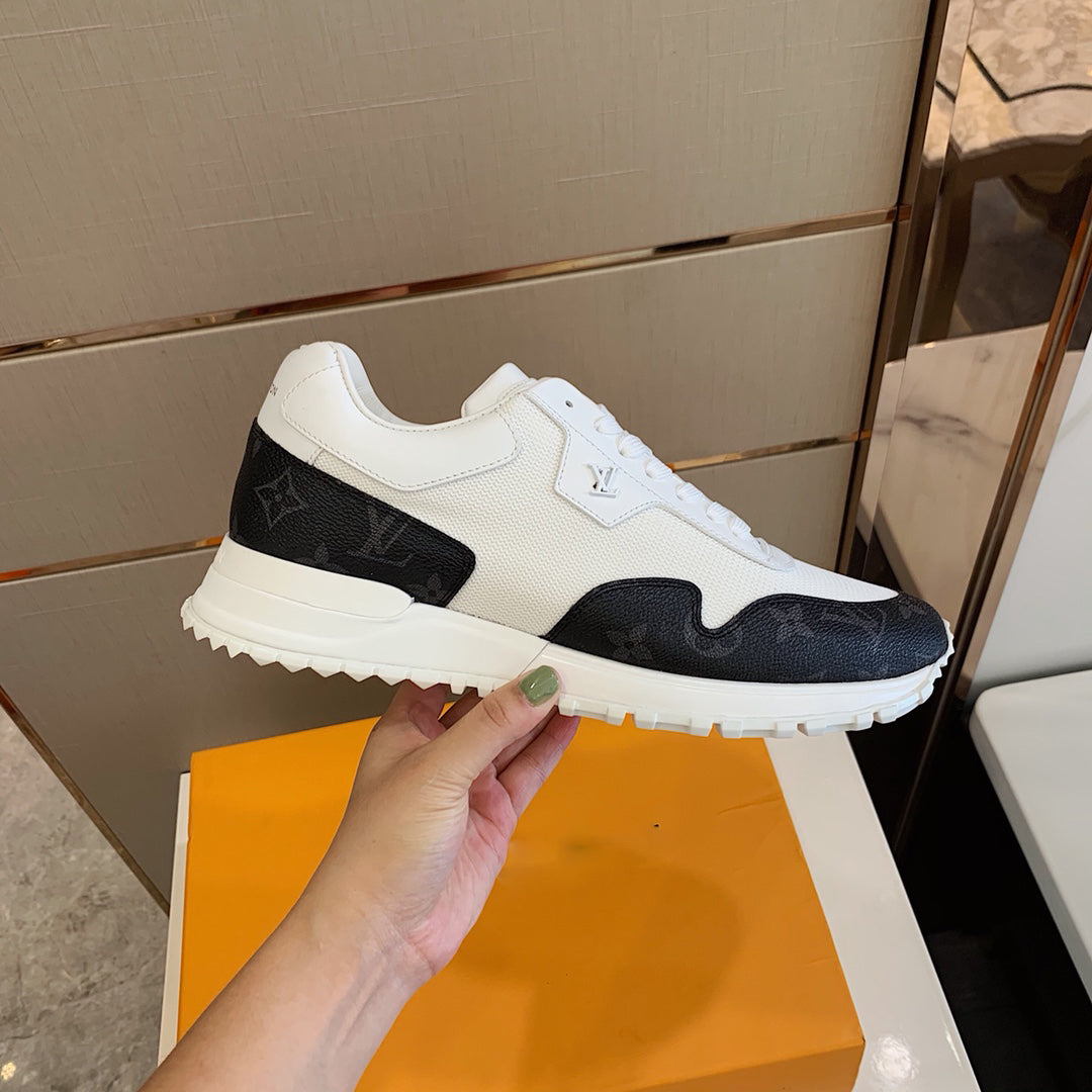 New Men's Fashion Stitching White Versatile Comfortable Athletic Shoes