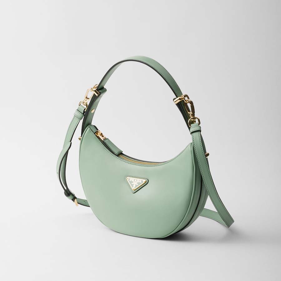 Arqué leather shoulder bag